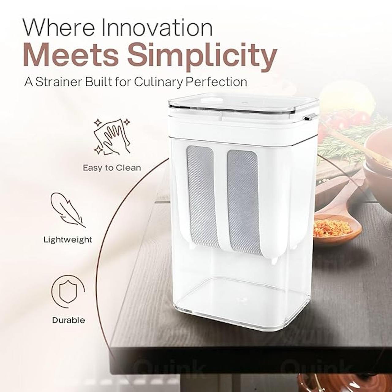 Multifunctional Yoghurt Filter