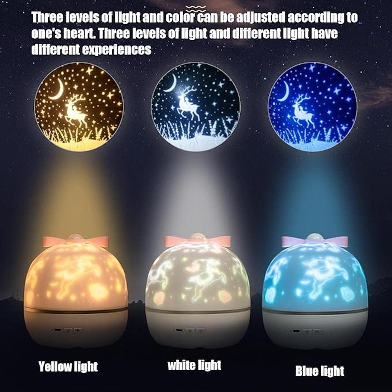 Kids Night Light Projector with 21 Films