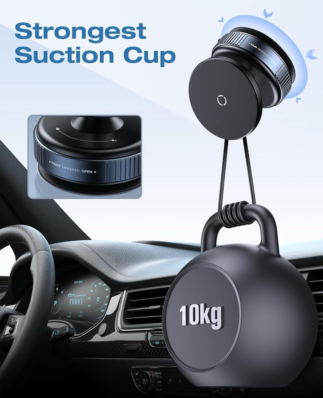 Vaccum Magnetic Phone Holder