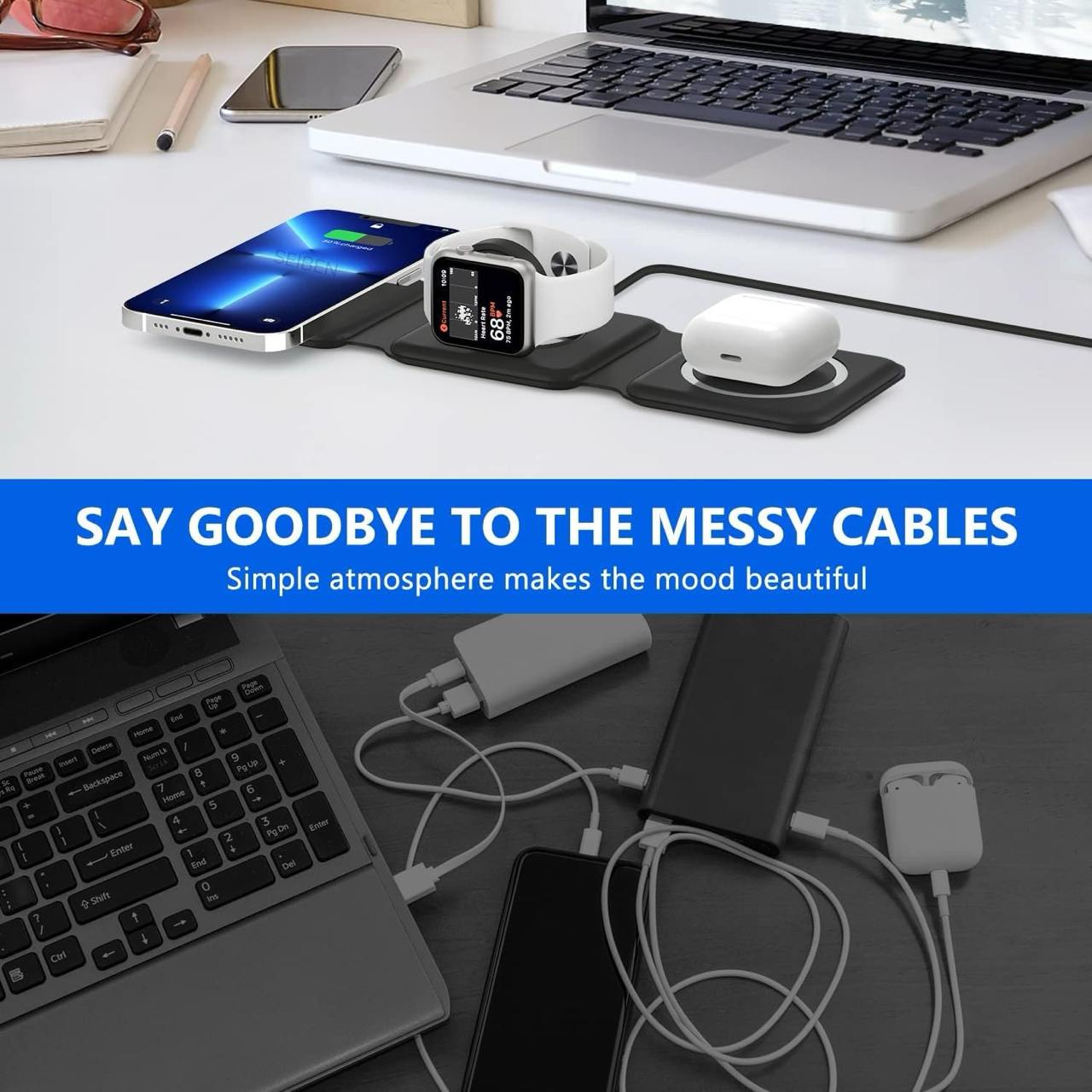 3 in 1 Foldable Wireless Charger