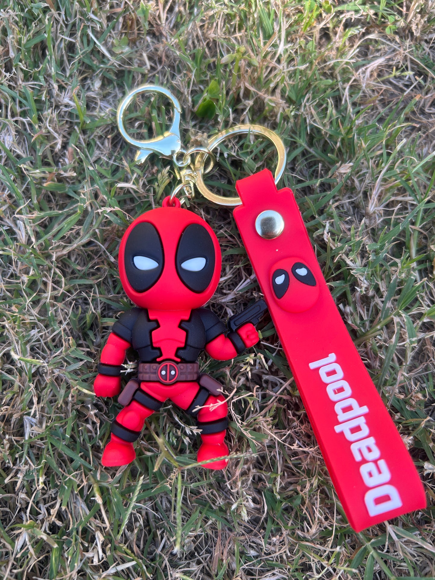 Dead pool Anime Keychain