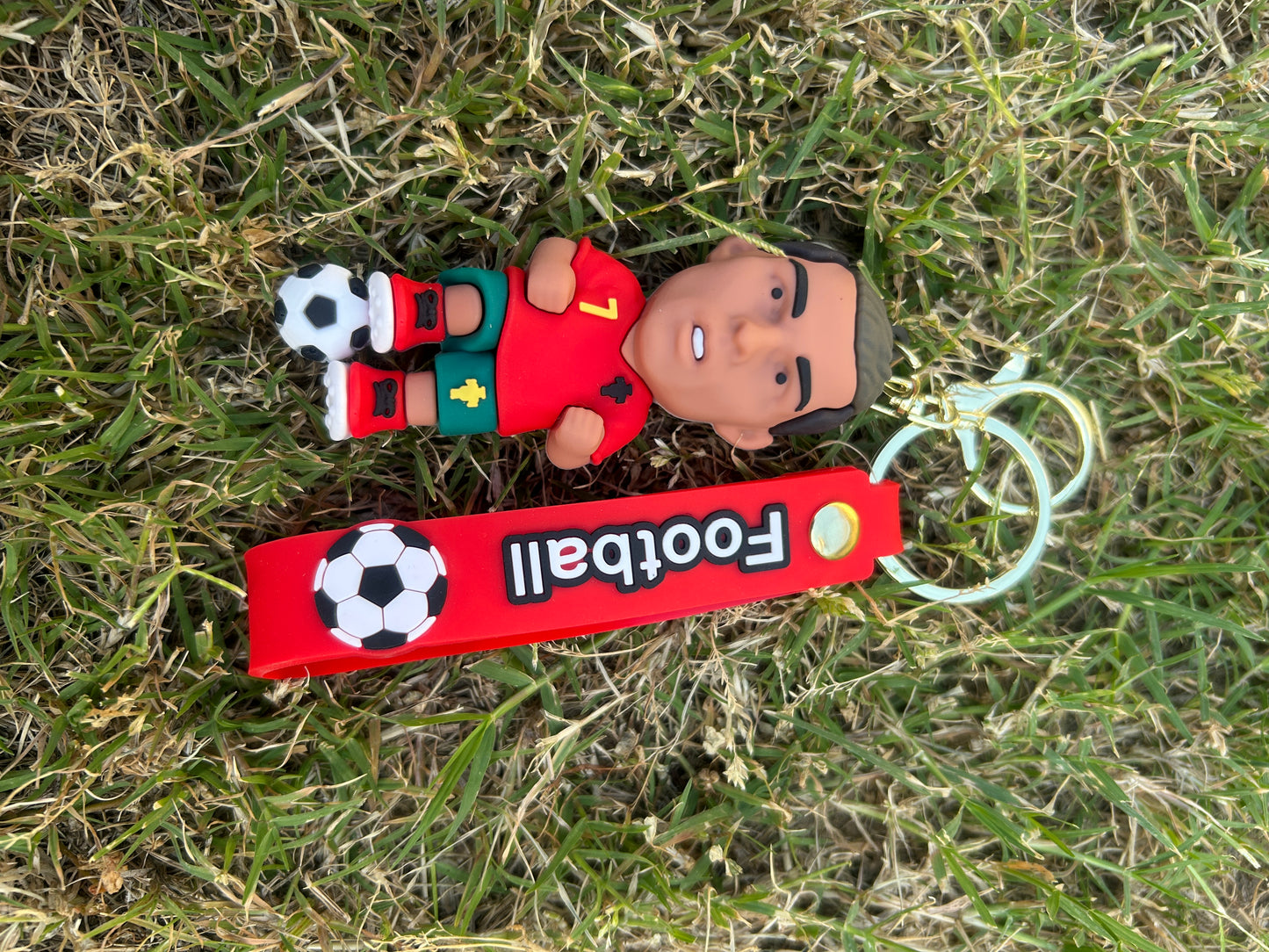 Ronaldo Football Anime Keychain