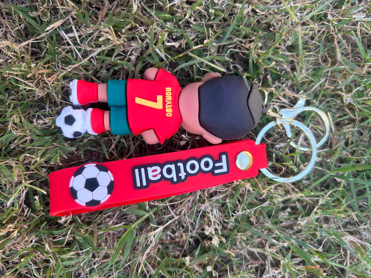 Ronaldo Football Anime Keychain