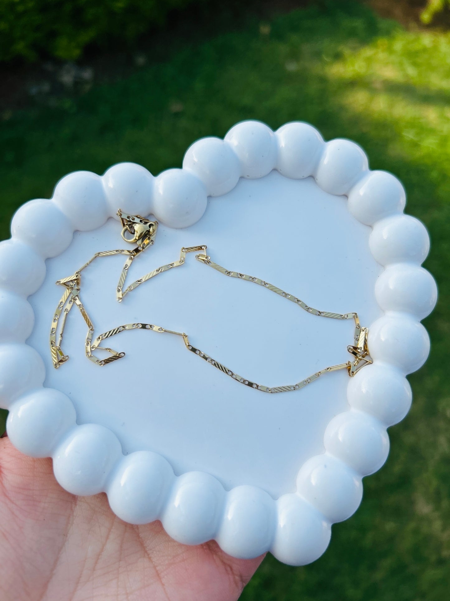 Golden Sleek Anti Tarnish Chain
