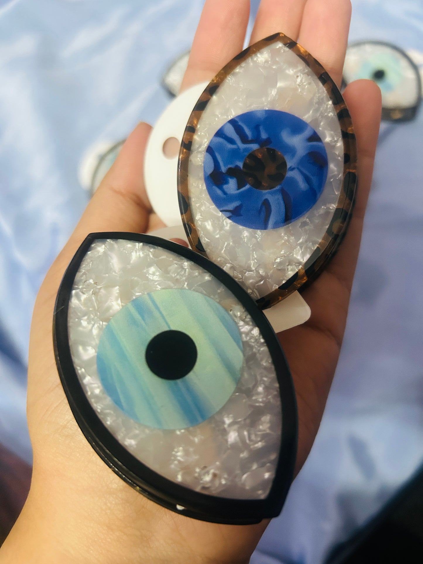 Evil Eye Korean Claw Clip