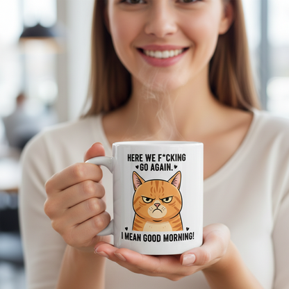 Angry Caty Good Morning Mug