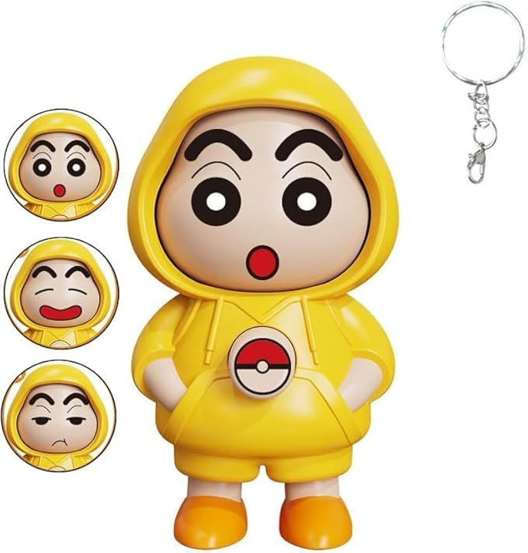 Face Changing Shinchan Keychain