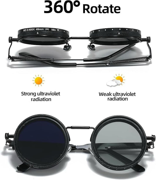 Adjustable Tint Sunglasses | 1-9 Gear Adjustable Polarized Sunglasses |