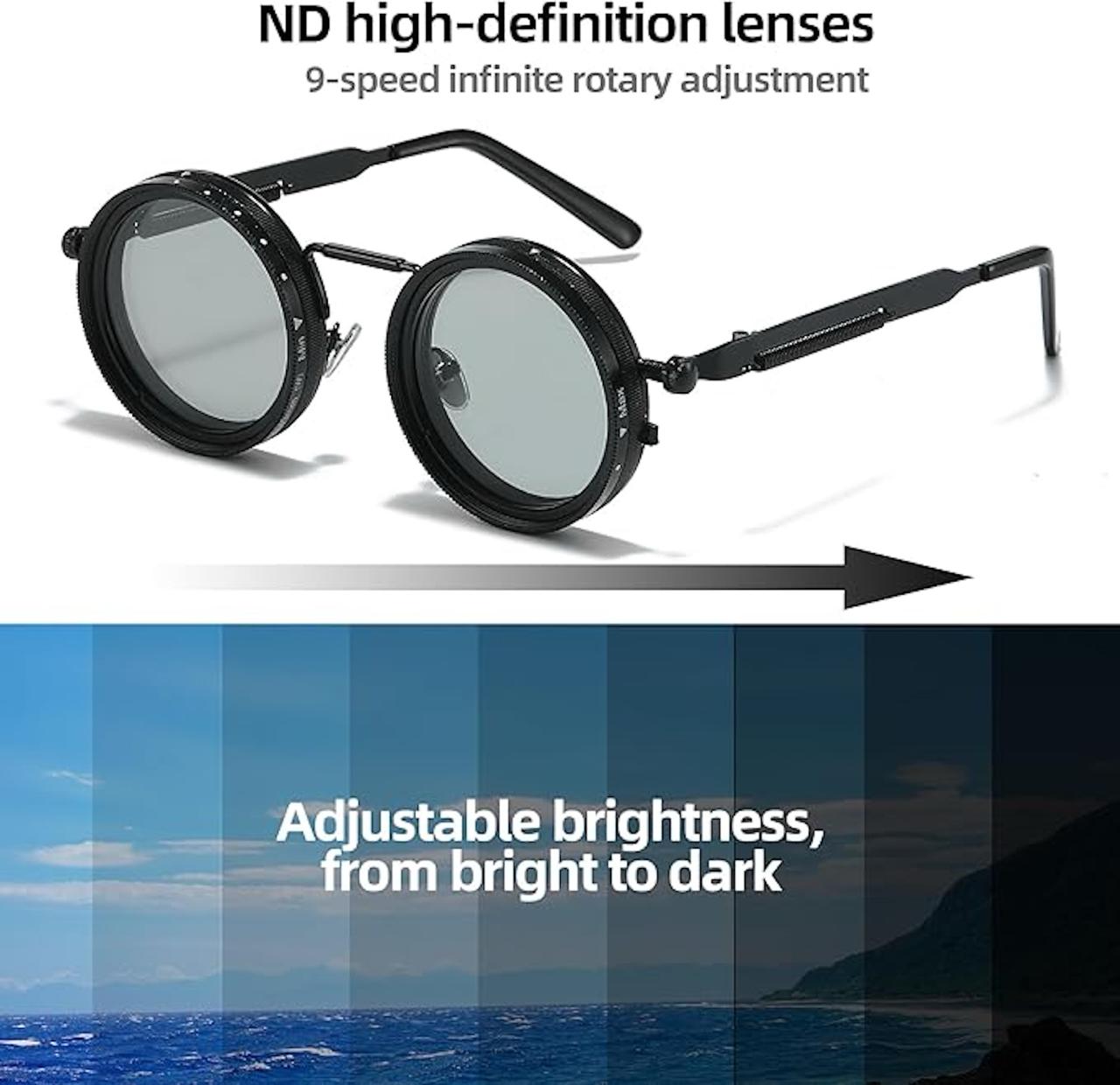 Adjustable Tint Sunglasses | 1-9 Gear Adjustable Polarized Sunglasses |