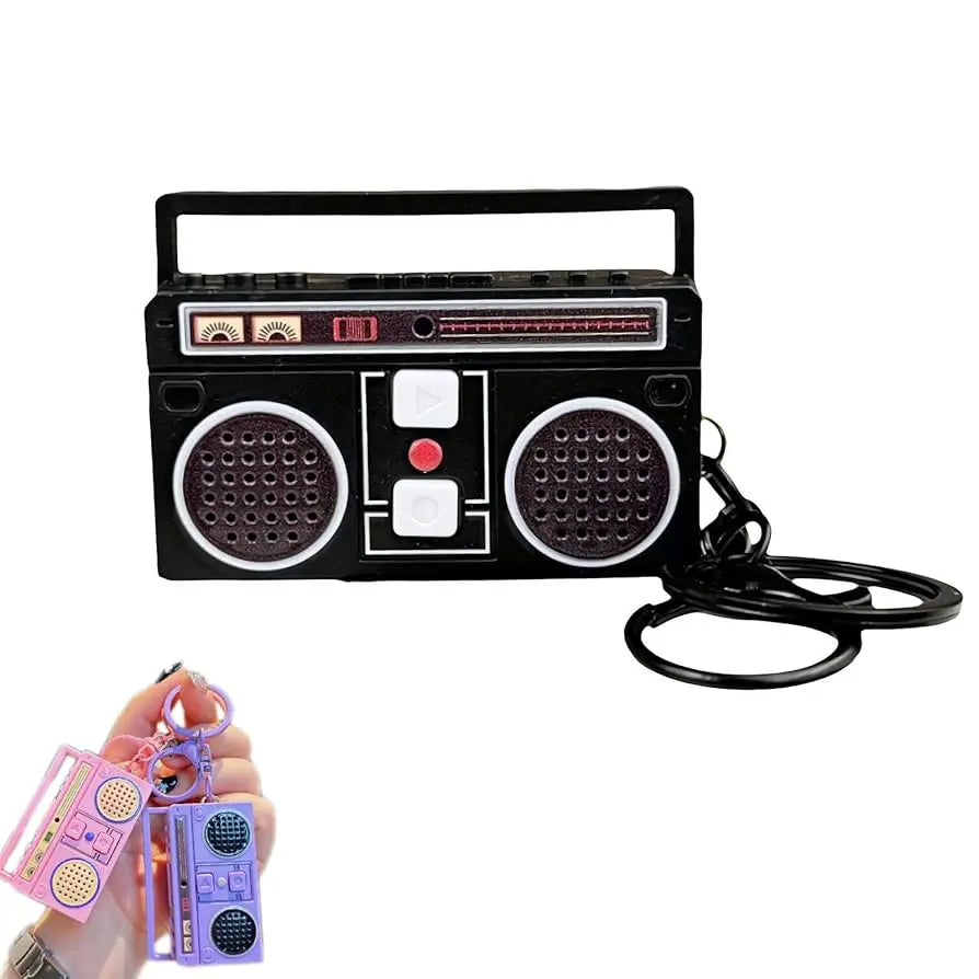 Mini Radio Recorder Keychain