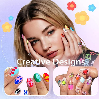 Professional Nail Art Markers Set (12 Colors) – Easy Nail Design Pens