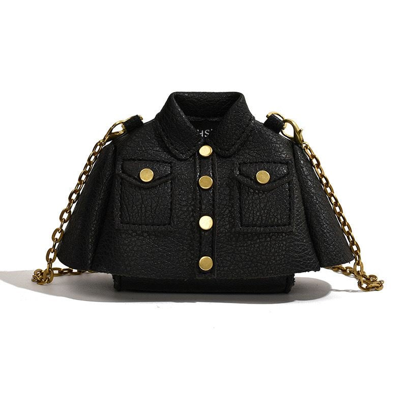 Jacket Button Sling Bag