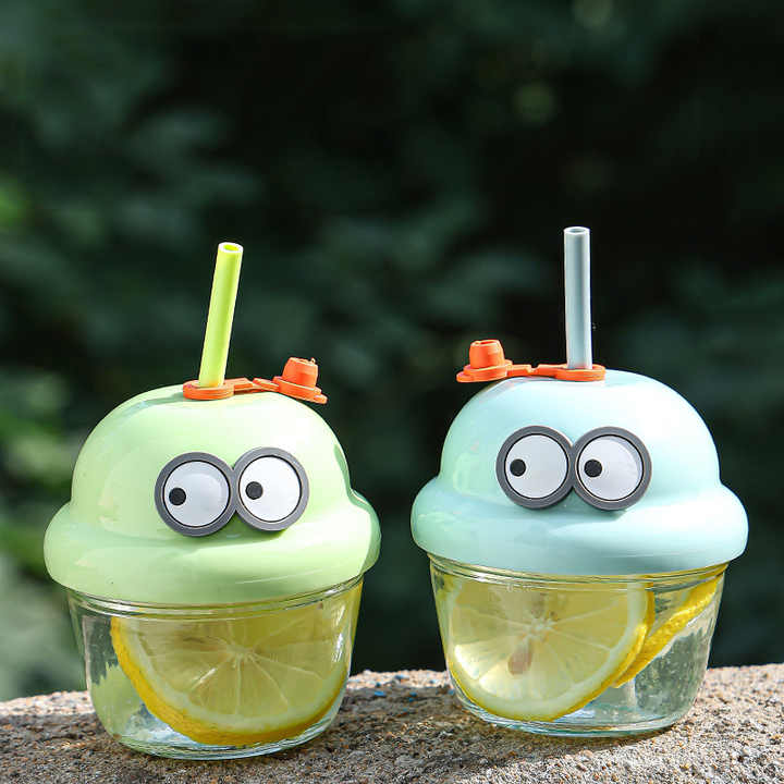 Mini Cartoon Glass Sipper