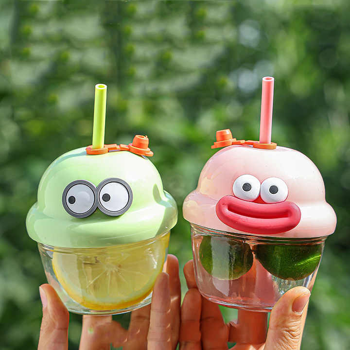 Mini Cartoon Glass Sipper