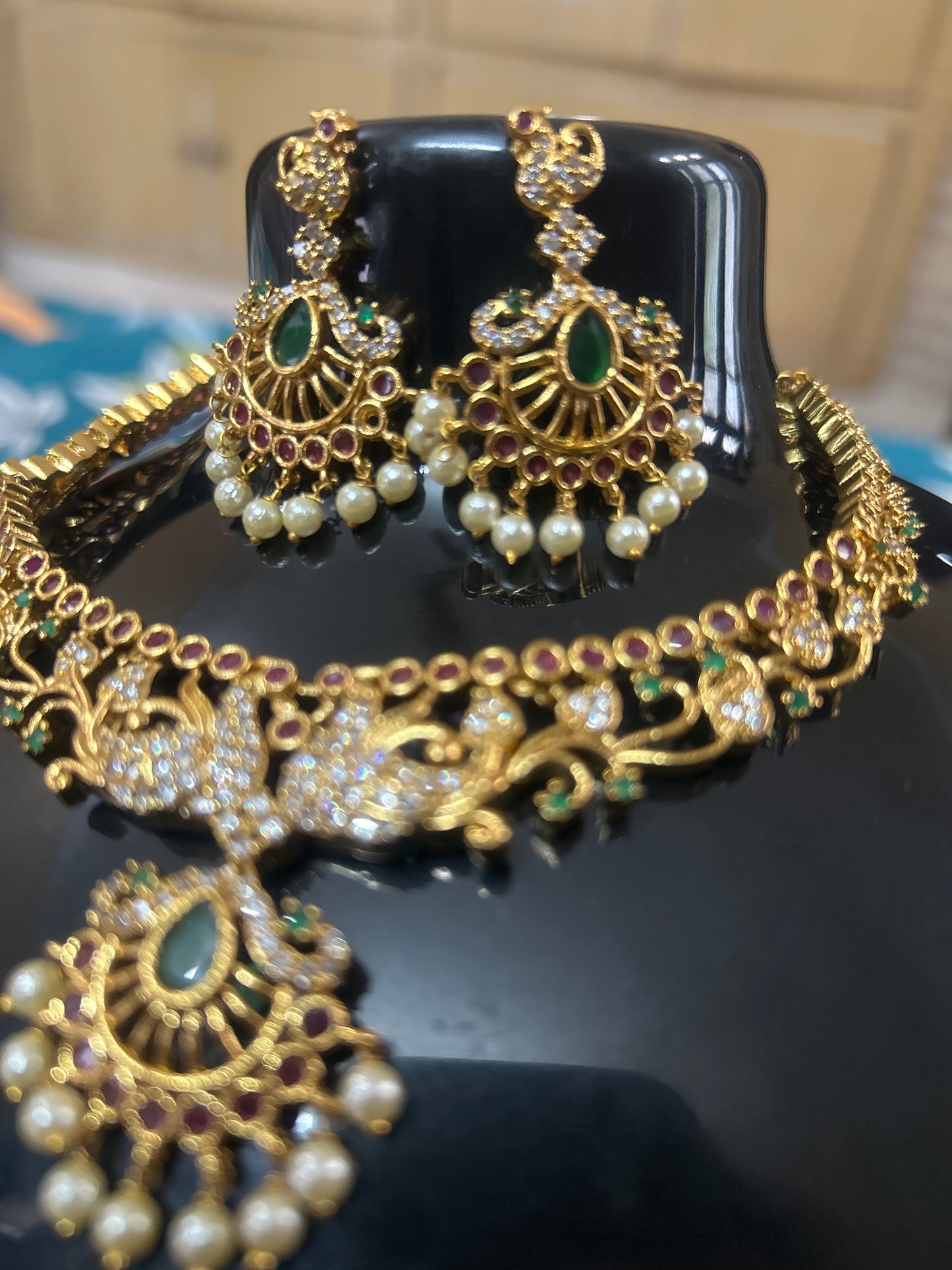Traditional South Indian Necklace Set