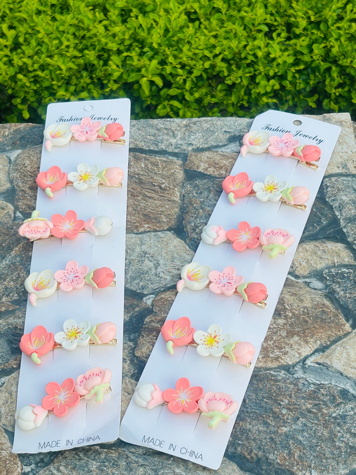 Floral Alligator Hair Pin