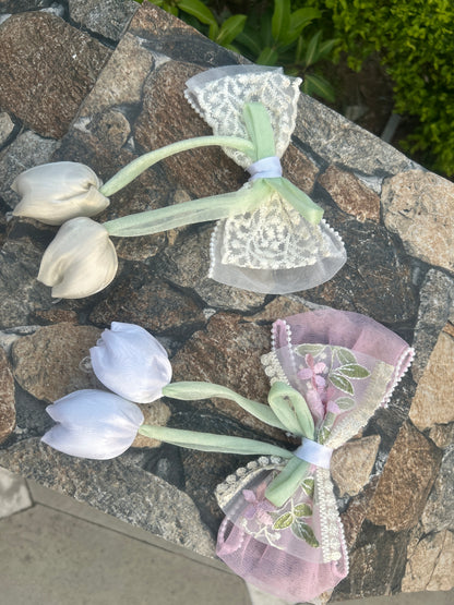 Bow Organza Hair Pin