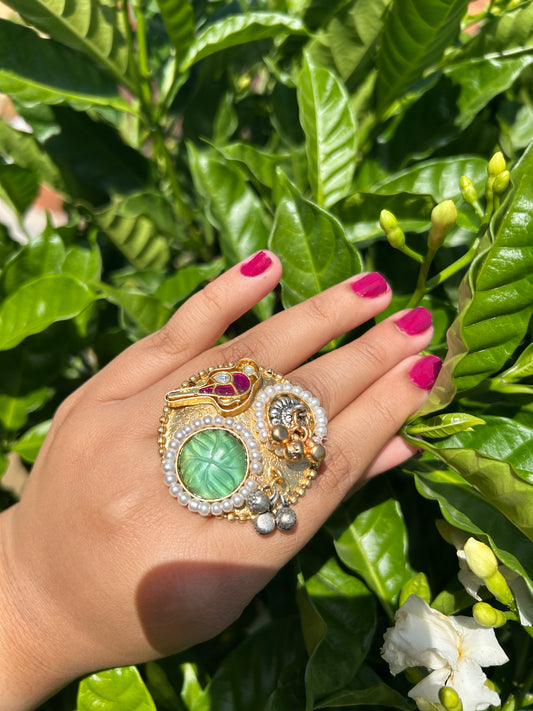 Premium Figurine Ghungroo Ring