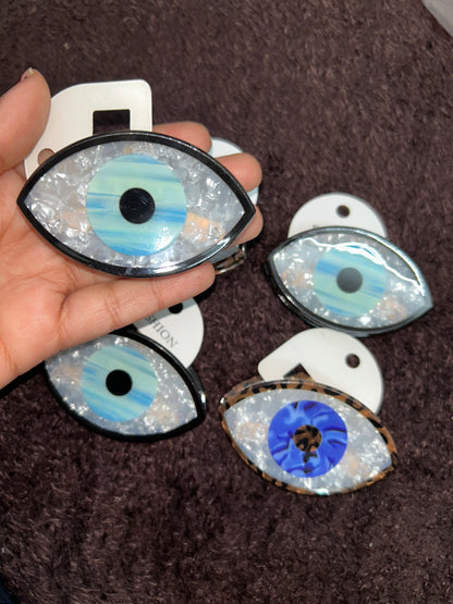 Evil Eye Korean Claw Clip