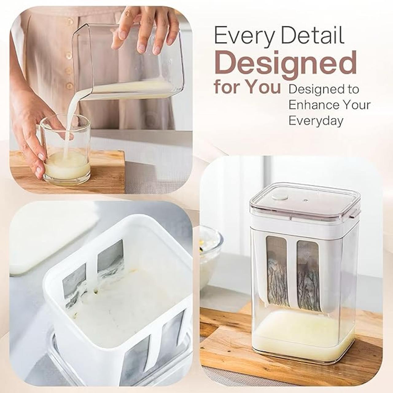 Multifunctional Yoghurt Filter