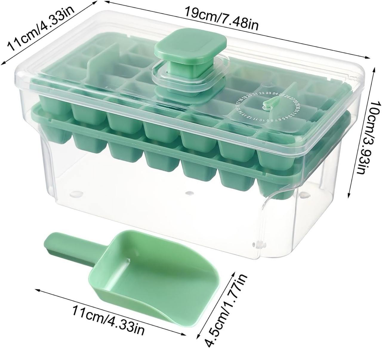 Double Layered IceCube Tray