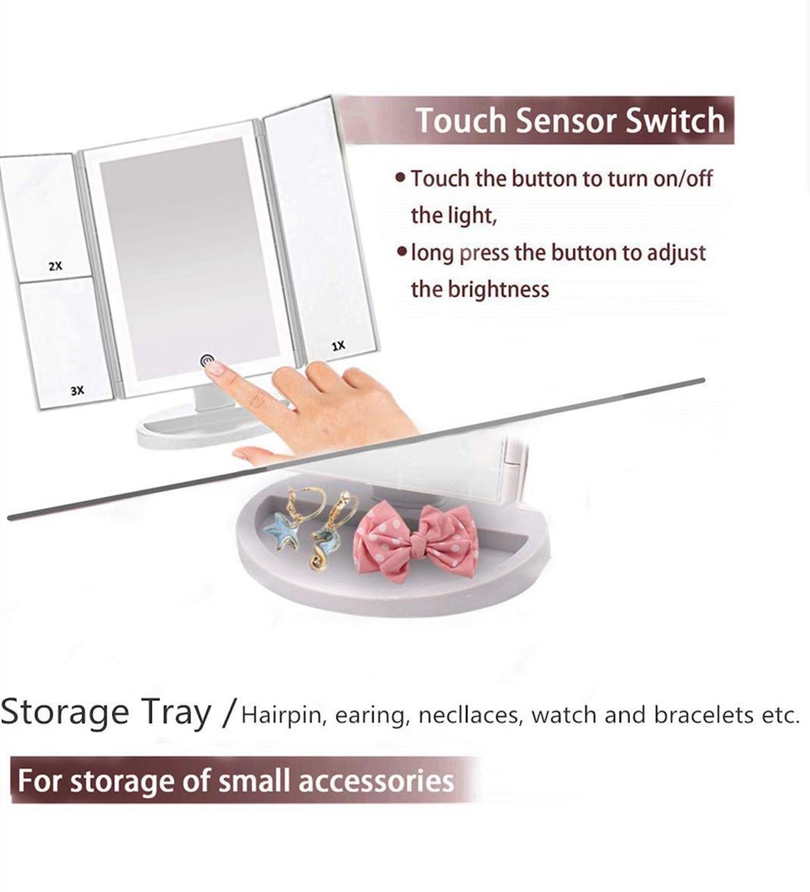 Rechargeable Vanity Mirror
