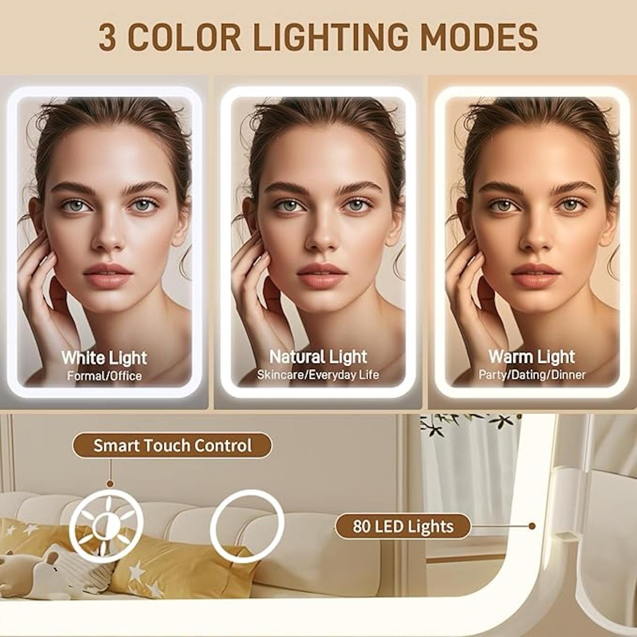 Rechargeable Vanity Mirror