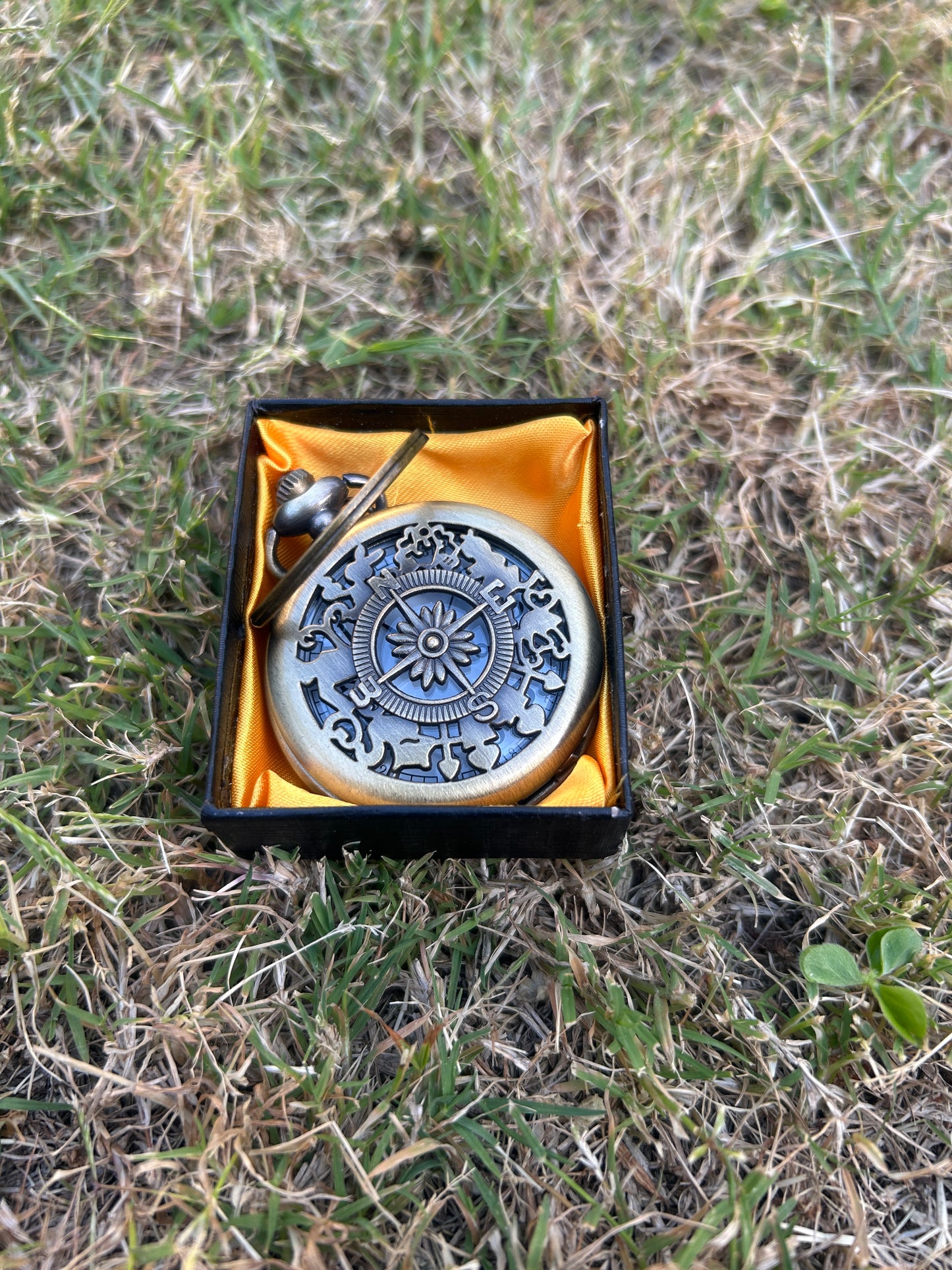 Premium Brass Watchclock Keychain
