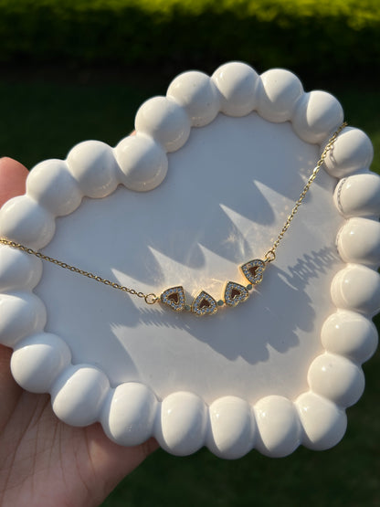 Collapsible Flowers Neckchain