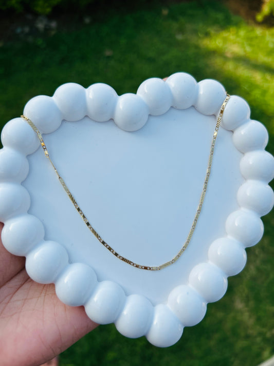 Golden Sleek Anti Tarnish Chain