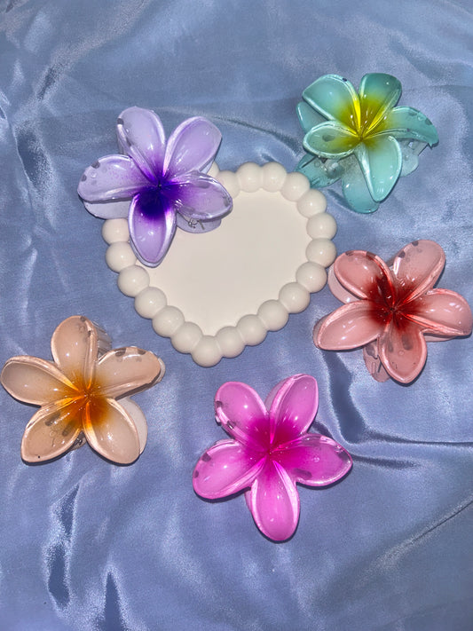 Floral Claw Clip ( Big Size )
