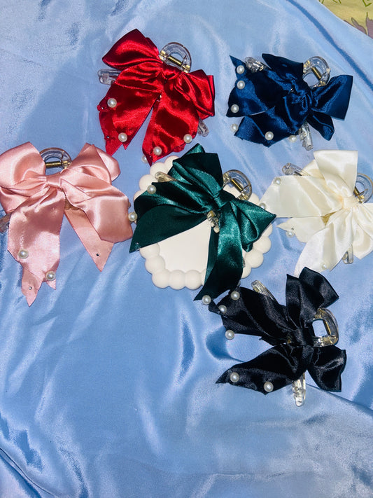 Premium Bow Claw Clip