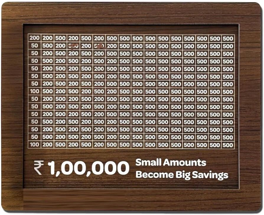 Wooden Savings Box