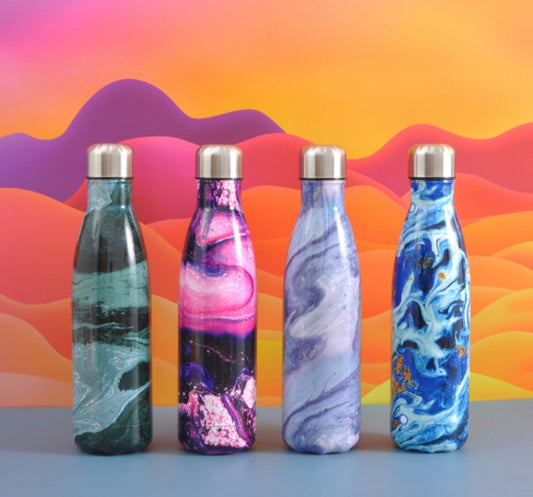 Marble Flask Bottles