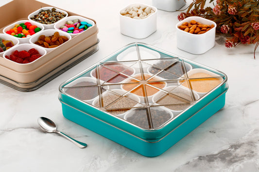 9 in 1 Snacks | Masala | Dry Fruits | Storage Box