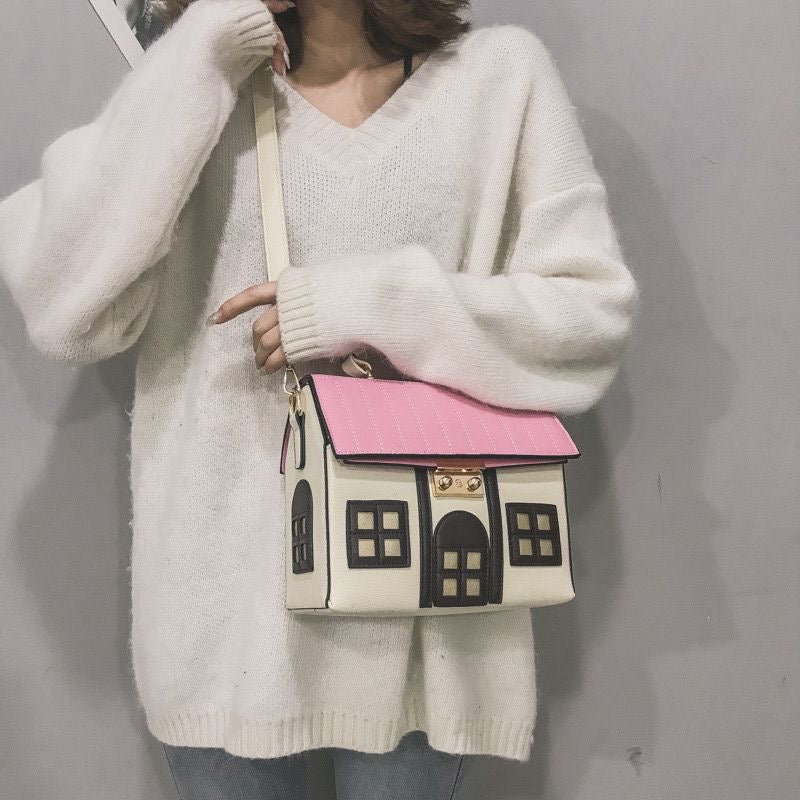 House Solid Hand Cum Sling Bag
