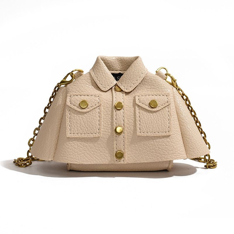 Jacket Button Sling Bag