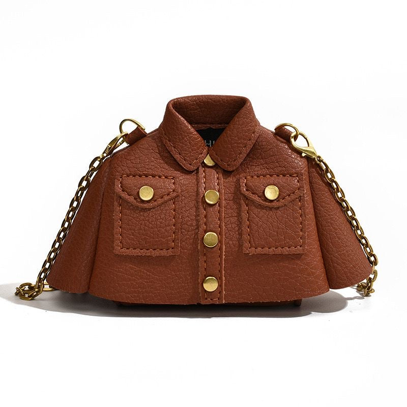 Jacket Button Sling Bag