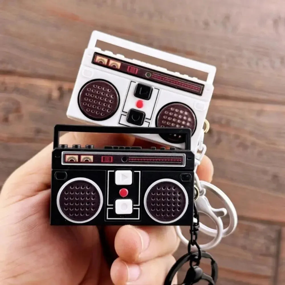 Mini Radio Recorder Keychain