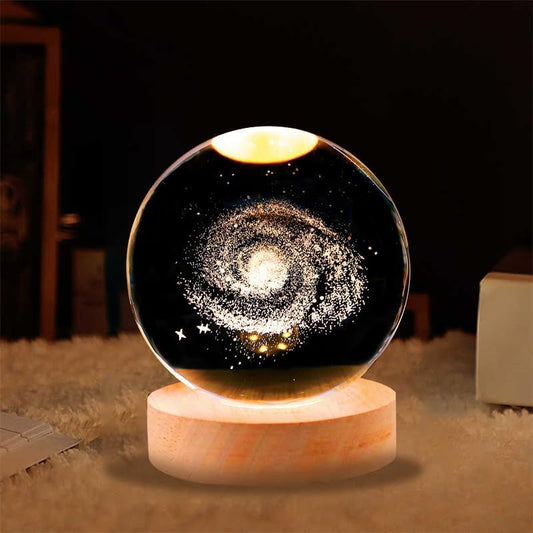 3D Moon Crystal Lamp