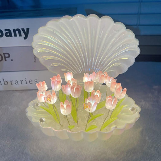 Pearl Tulip Night Lamp