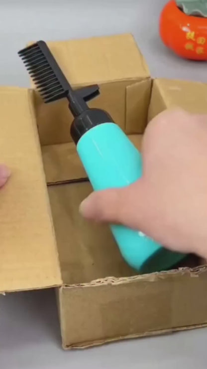 Root Comb Hair Dye Applicator Bottle | 2 in 1 Hair Oil Applicator Bottle Root Comb | 2 in 1 Hair Oil Applicator with Applicator Comb for Hair Dyeing