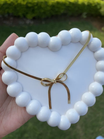 Bow Snakechain Anti Tarnish Golden