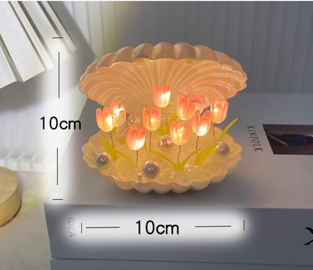 Pearl Tulip Night Lamp